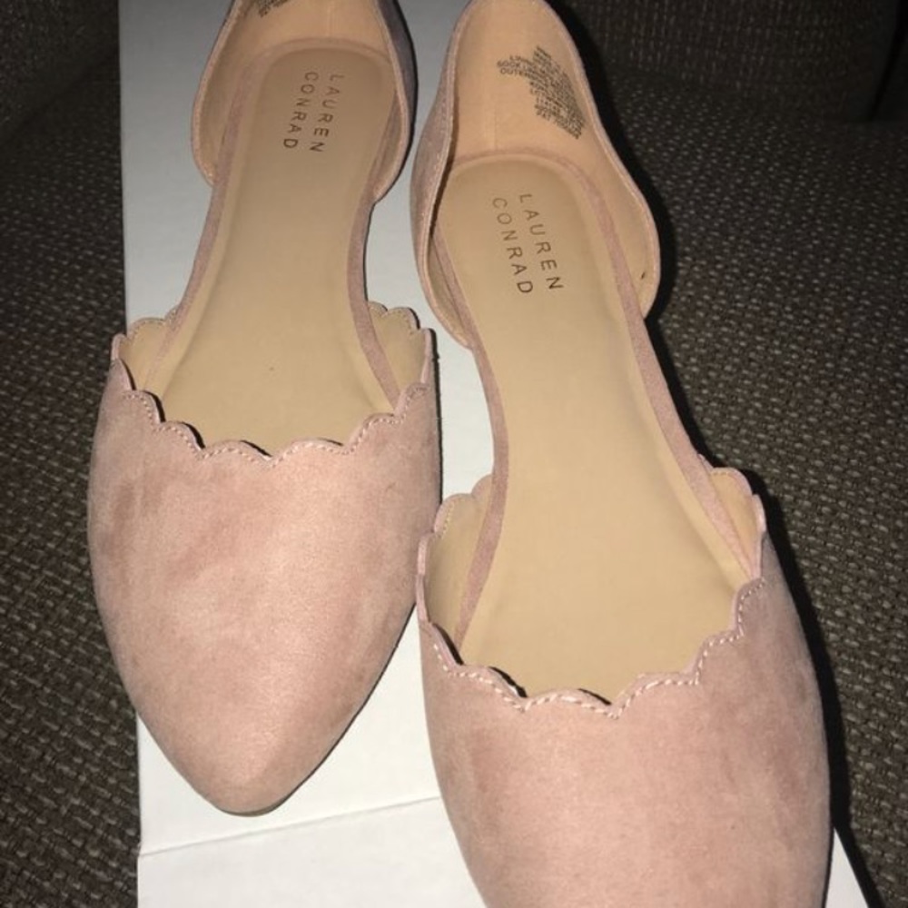 Size 10 BRAND NEW LAUREN CONRAD WRINKLE PINK BLUSH